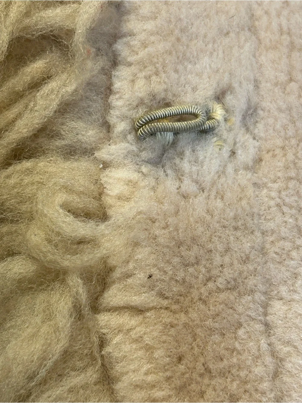 Vintage 1970s Shearling Leather Penny Lane Coat Afghan Princess Coat S - Picture 5 of 8